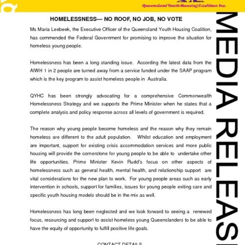 thumbnail of QYHC_MediaReleaseHomelessnessJan08