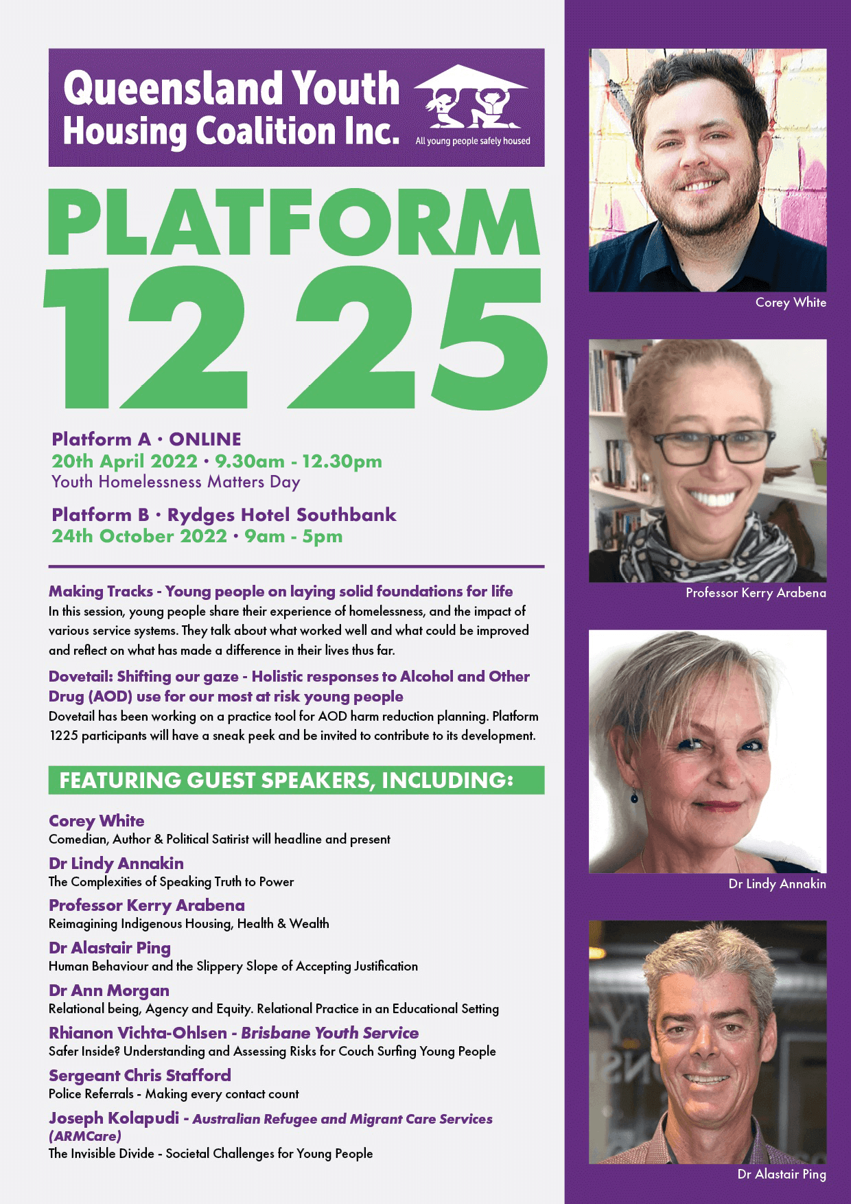 PLATFORM 1225 invite March 2022